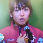 立命館大の菅野七虹主将。欠場の大森菜月選手のため快走。【富士山女子駅伝】